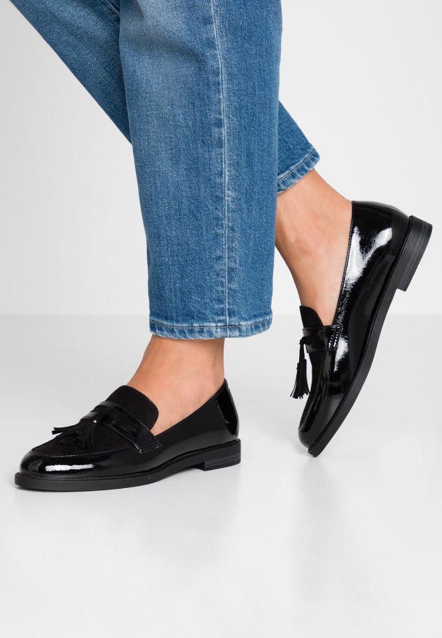 Black Gabor Platform Heels Women