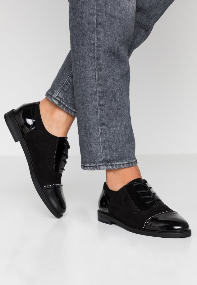 Black Gabor Platform Heels Women
