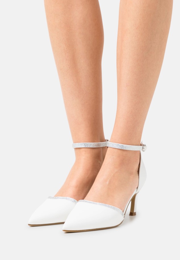 Leather - Classic Heels Gabor White