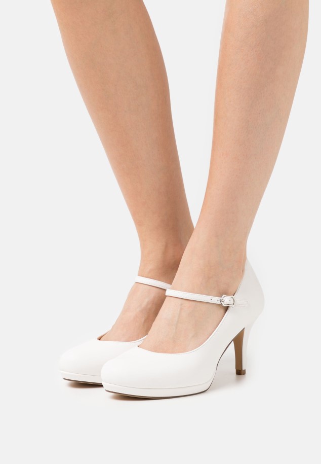 Leather - Classic Heels Gabor White