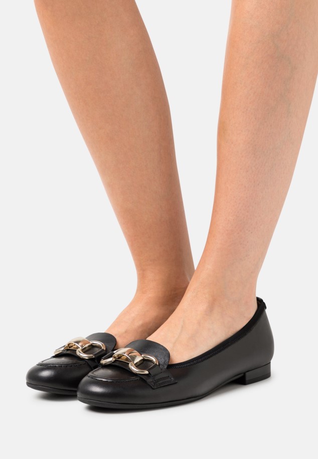 Soil/Grey Gabor Ballet Pumps