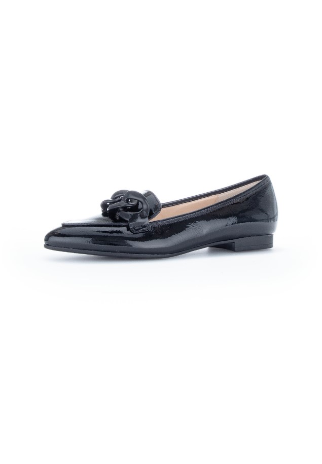 Soil/Grey Gabor Ballet Pumps