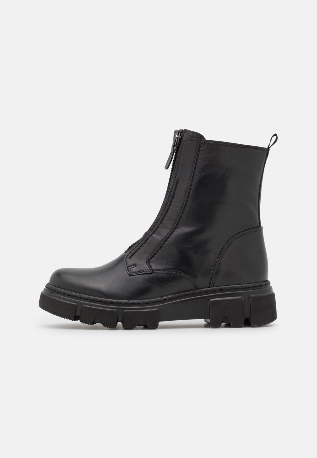 Altsilber Gabor Platform Ankle Boots