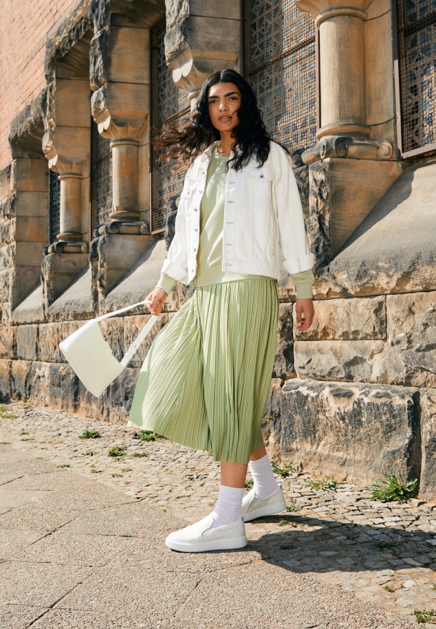 Altsilber Gabor Platform Ankle Boots