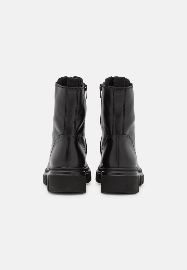 Altsilber Gabor Platform Ankle Boots