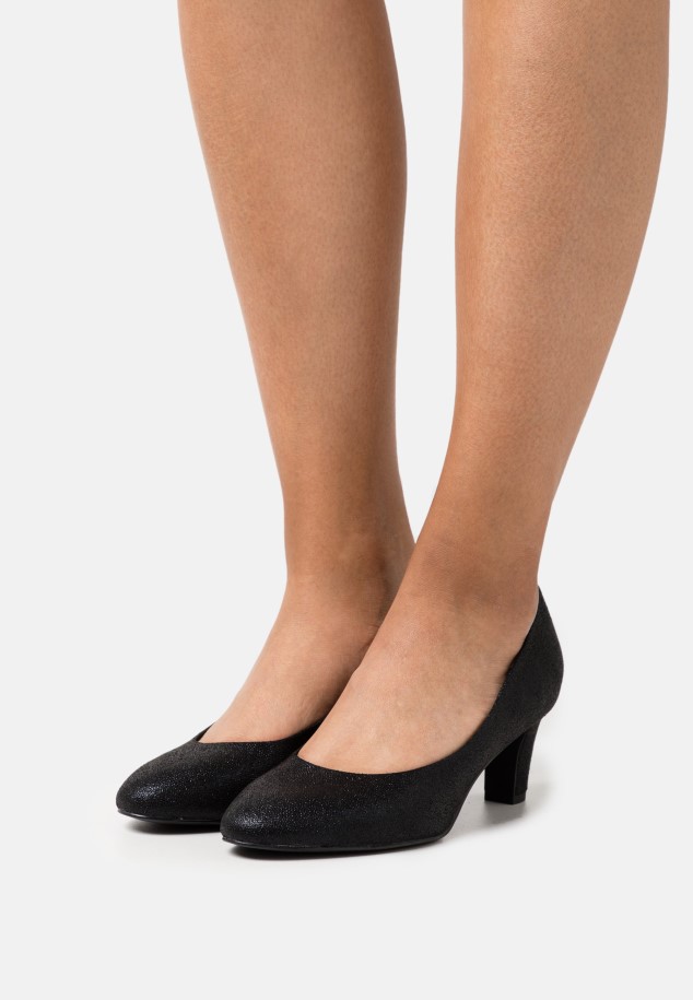 Gabor Black Classic Heels Pumps