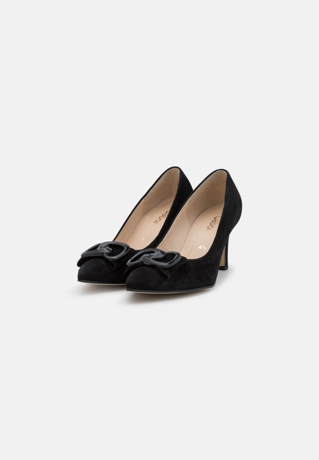 Black Gabor Classic Heels