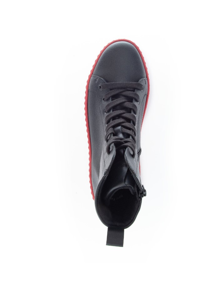 Women Platform Ankle Boots Black Gabor