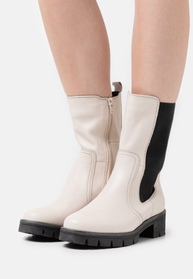 Gabor Night Blue Platform Ankle Boots