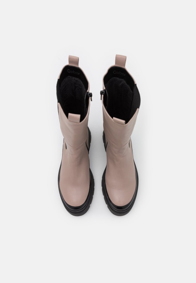 Platform Boots Caramel/Black Gabor