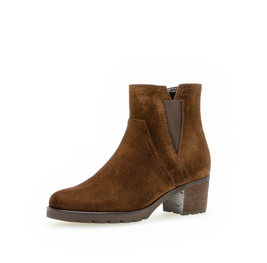 Beige Gabor Classic Ankle Boots