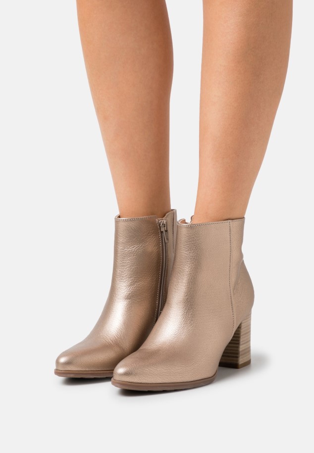 Beige Gabor Classic Ankle Boots
