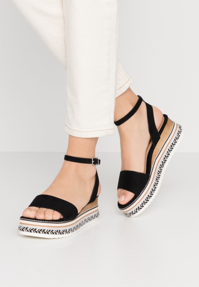 White Gabor T-Bar Sandals