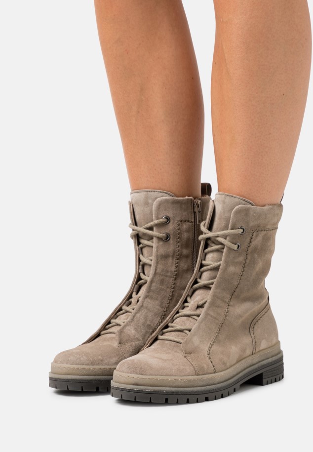 Platform Ankle Boots Gabor Tartufo/Cognac