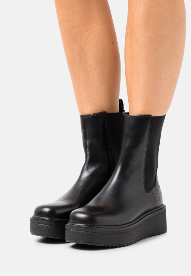 Platform Ankle Boots Gabor Black