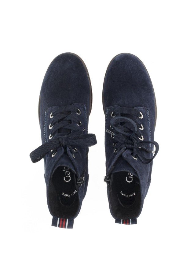 Lace-Up Ankle Boots Blue Gabor