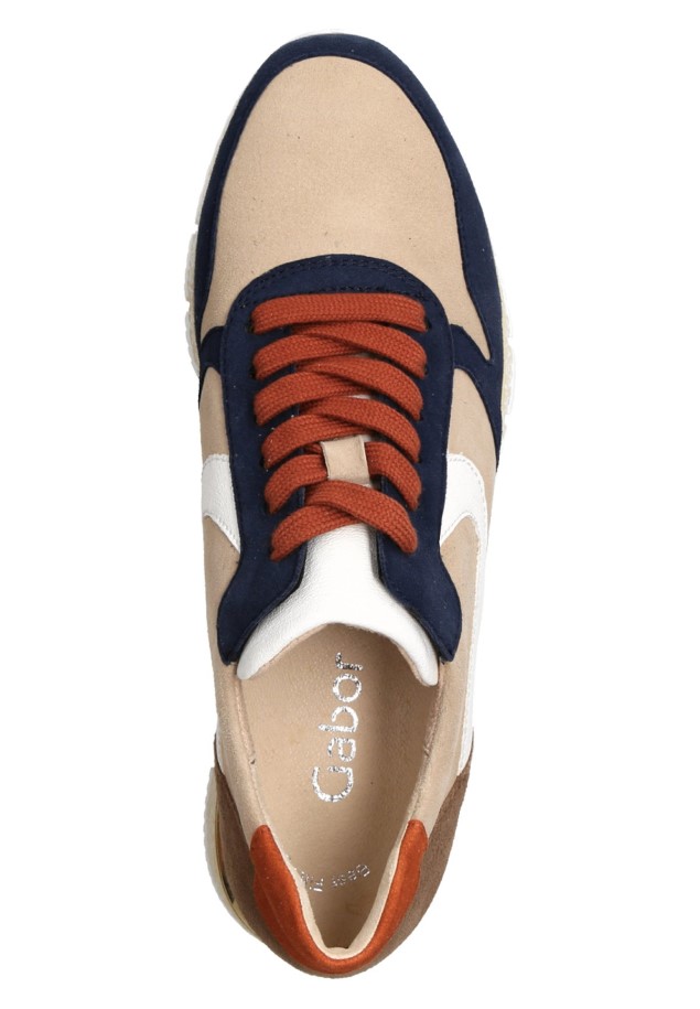 Gabor Blue/Brown/White Trainers