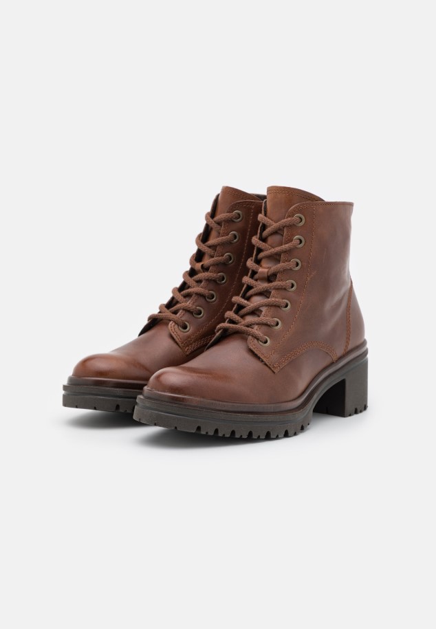 Peanut Lace-Up Ankle Boots Gabor
