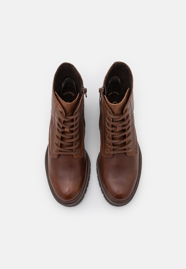 Peanut Lace-Up Ankle Boots Gabor