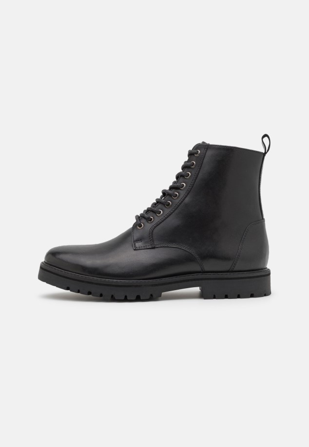 Gabor Lace-Up Ankle Boots Black Women