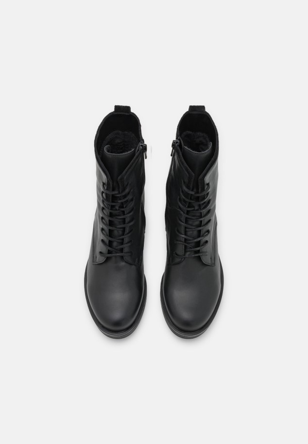 Gabor Lace-Up Ankle Boots Black Women