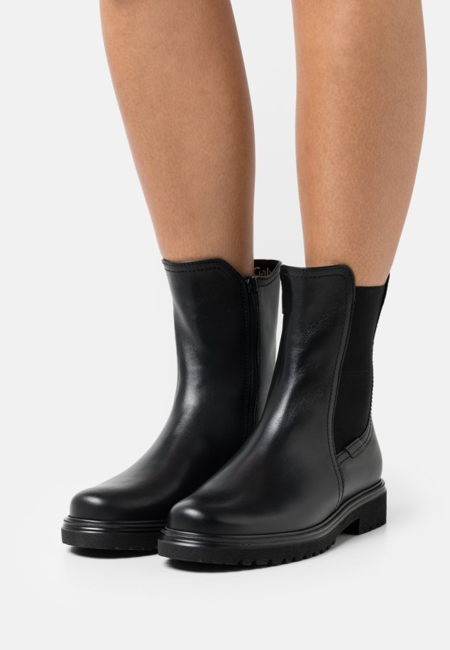 Black Classic Ankle Boots Gabor