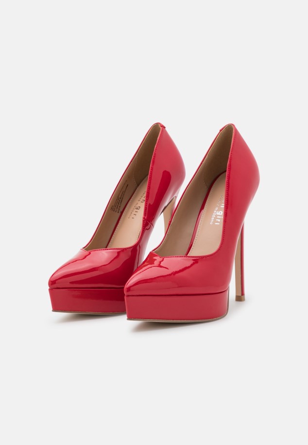Lidia - Platform Heels Red Gabor