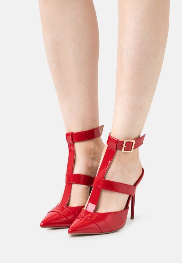 Lidia - Platform Heels Red Gabor