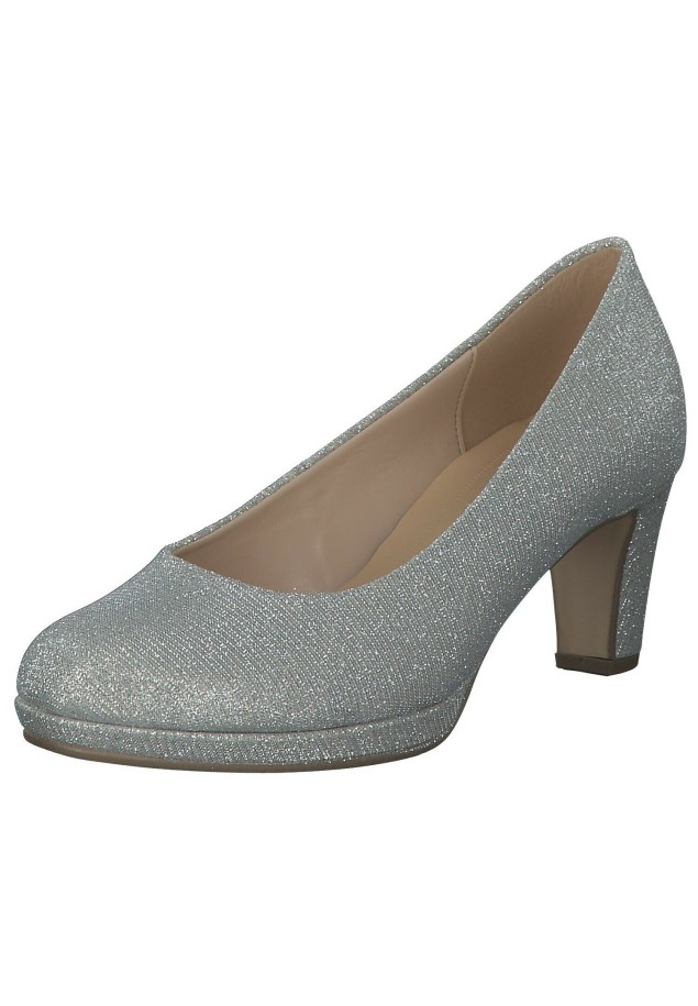 Gabor Silver Classic Heels Women
