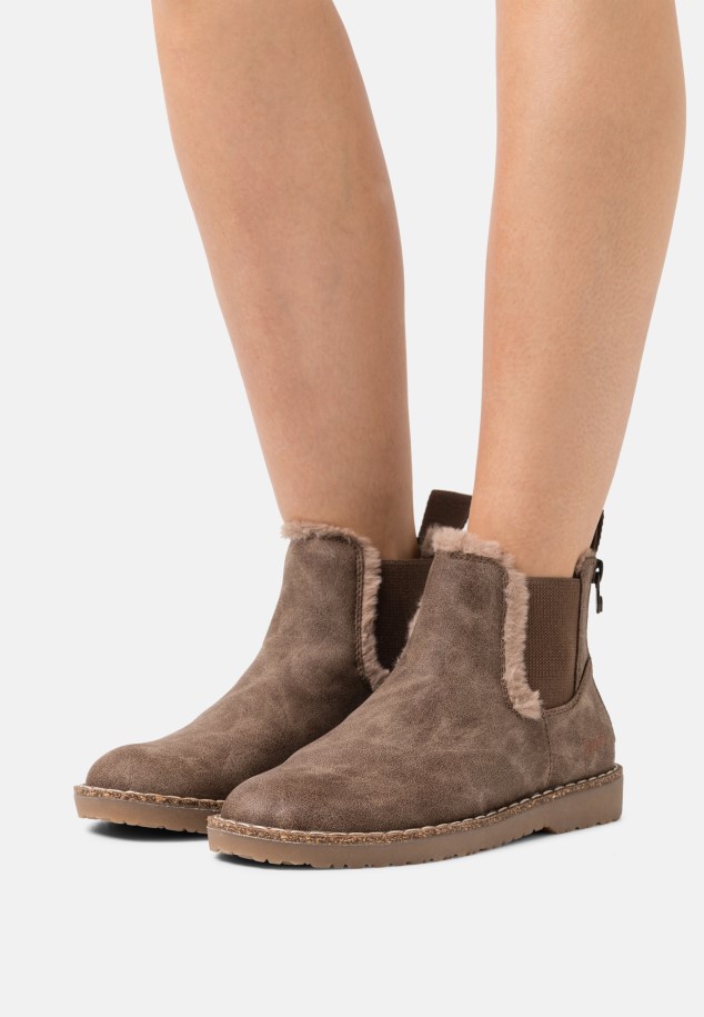 Gabor Light Brown Classic Ankle Boots