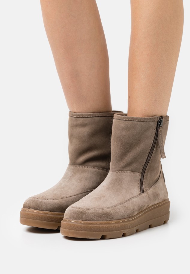 Gabor Light Brown Classic Ankle Boots