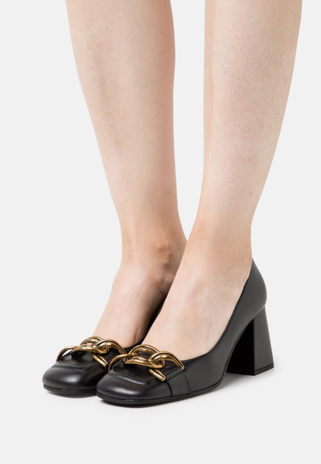 Black Leather - Classic Heels Gabor