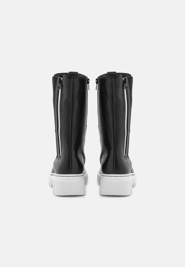 Platform Boots Black/White Gabor