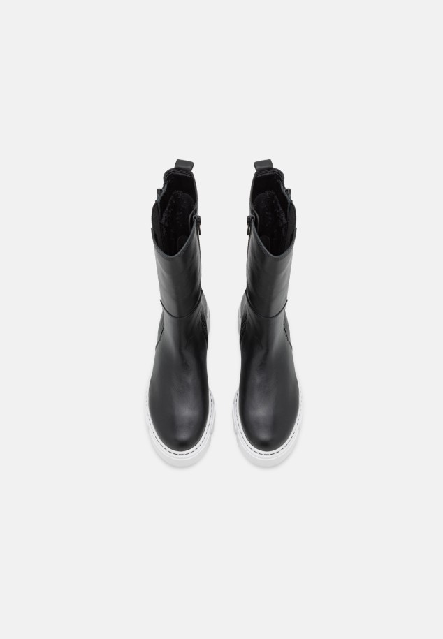 Platform Boots Black/White Gabor