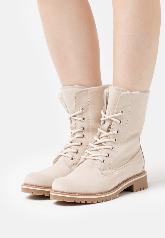 Lace-Up Ankle Boots Gabor Dark Rose