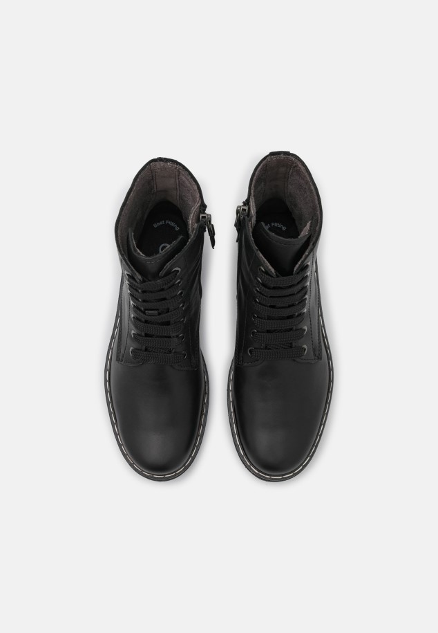 Gabor Lace-Up Ankle Boots Black