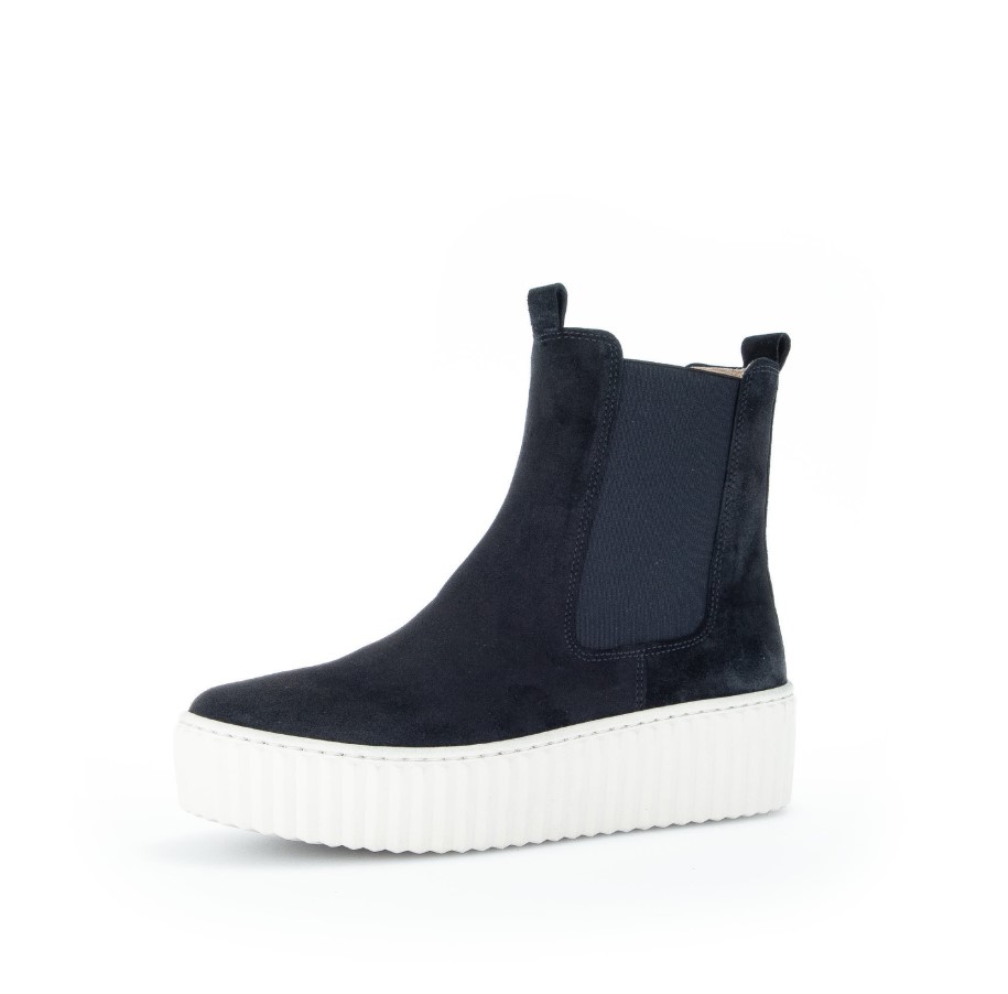 Lace-Up Ankle Boots Gabor Dark Blue