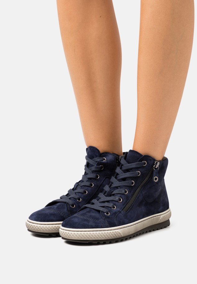 Lace-Up Ankle Boots Gabor Dark Blue