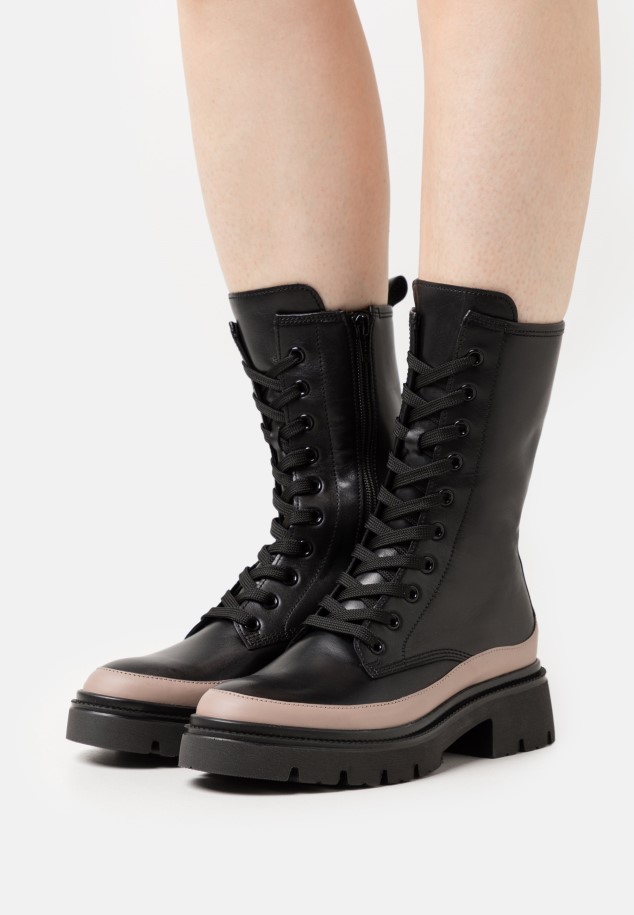 Lace-Up Ankle Boots Gabor Green Army