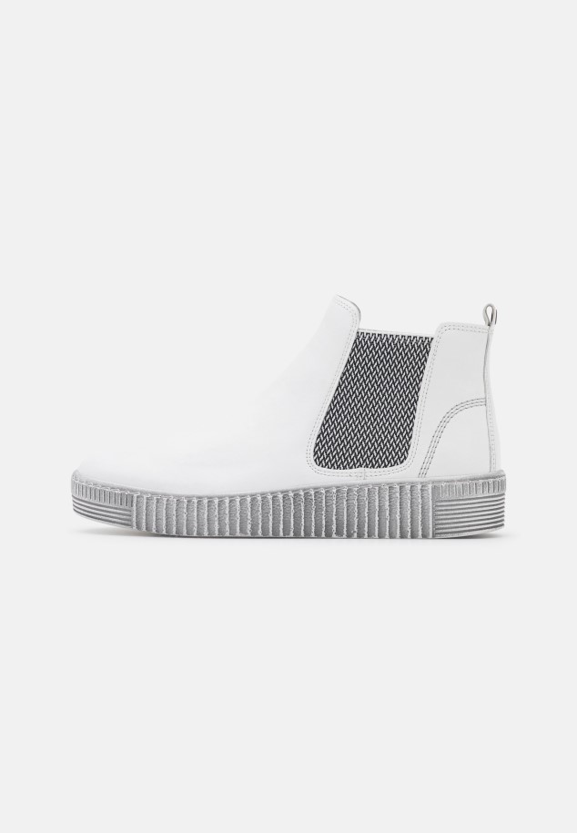 Pepper/Grau Platform Ankle Boots Gabor