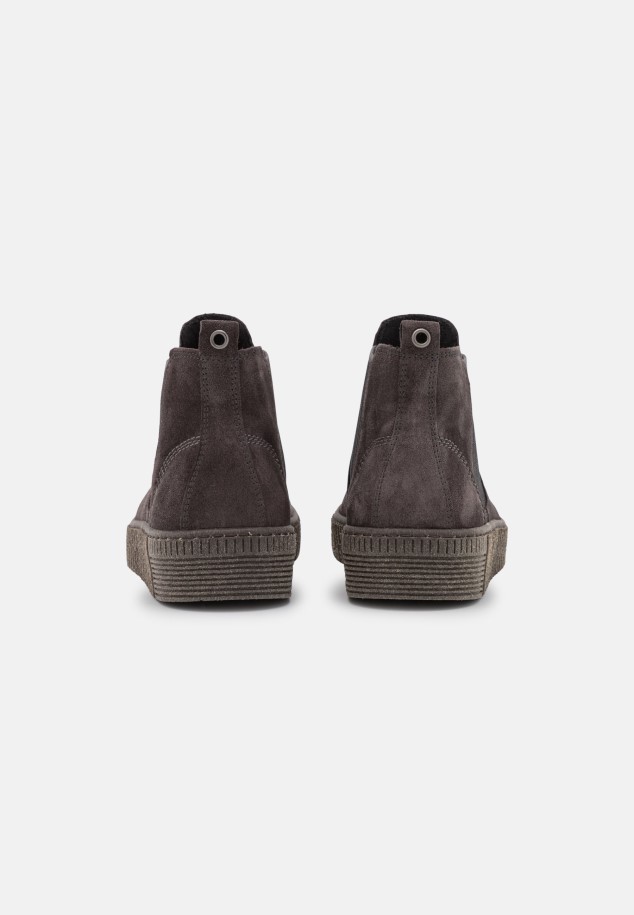 Pepper/Grau Platform Ankle Boots Gabor
