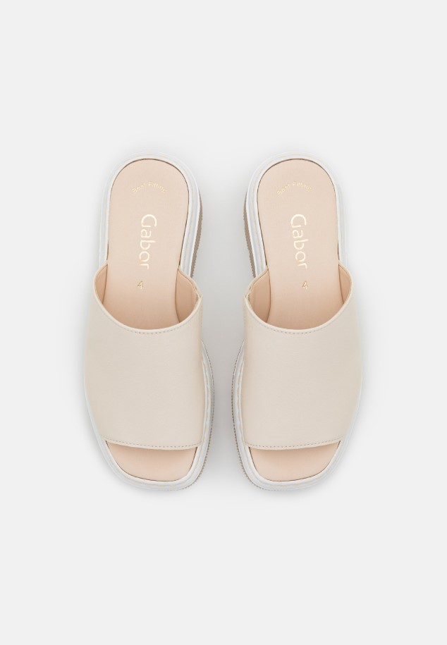 Panna Gabor Heeled Mules