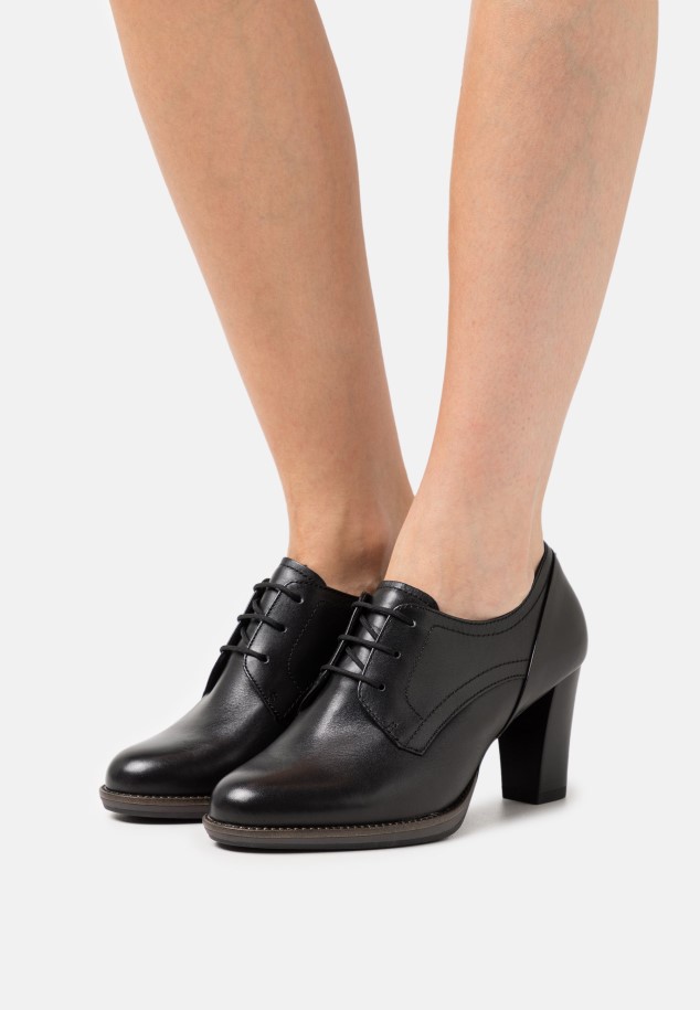 Gabor Dark Blue Leather - Classic Heels