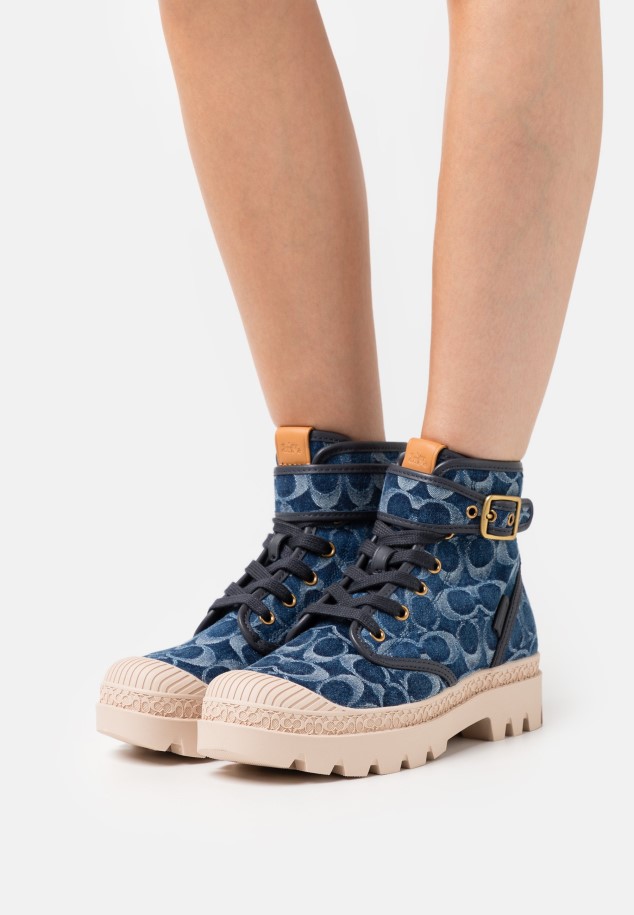 Lace-Up Ankle Boots Indigo Gabor