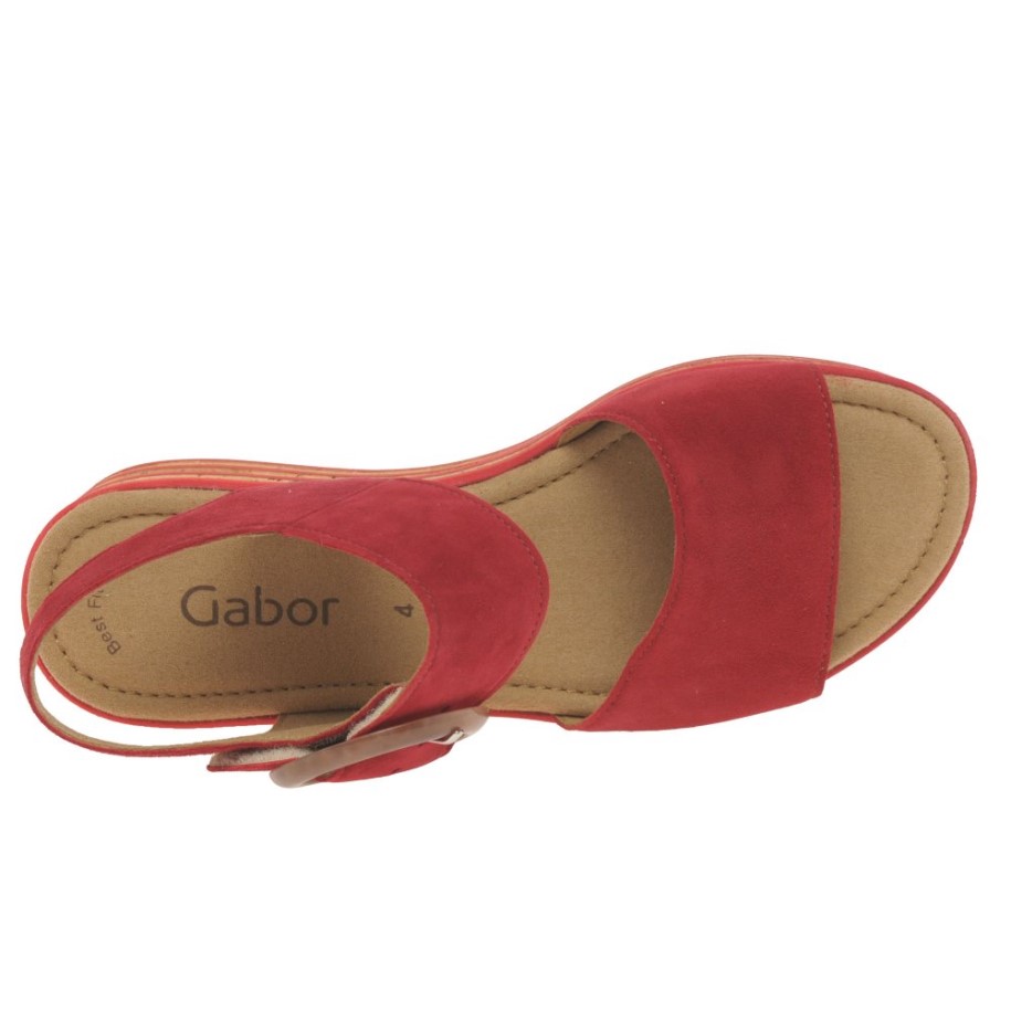 Andre Ladies Sandals Gabor Rubin Suede