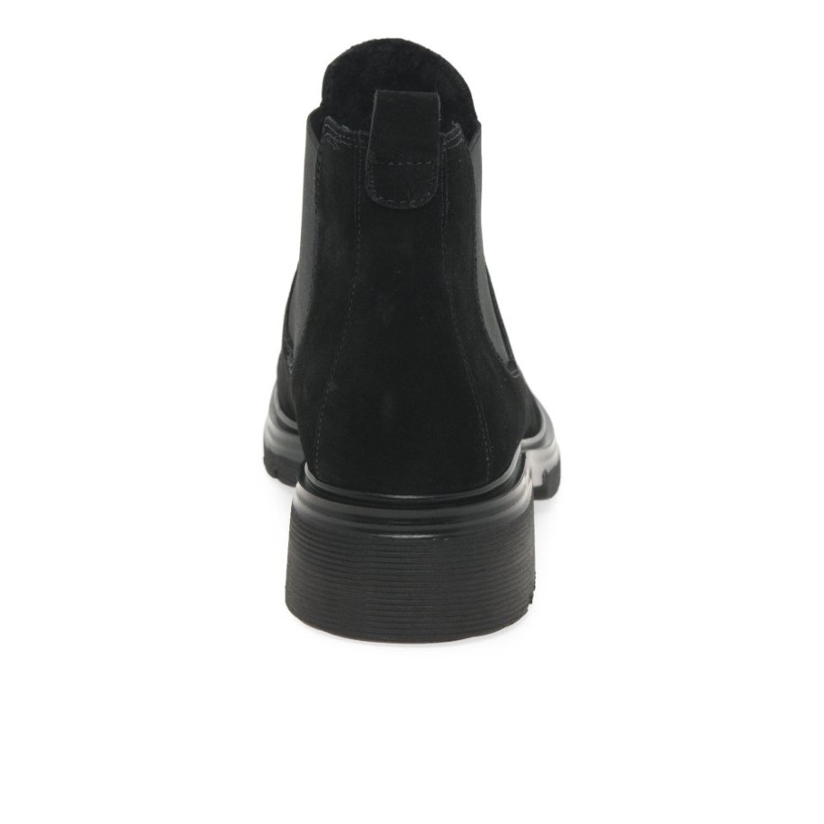 Babel Womens Chelsea Boots Black Suede Gabor