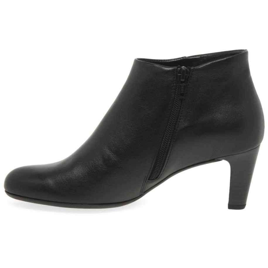 Black Gabor Fatale Womens Ankle Boots