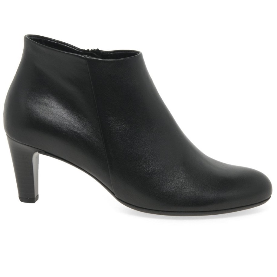 Black Gabor Fatale Womens Ankle Boots