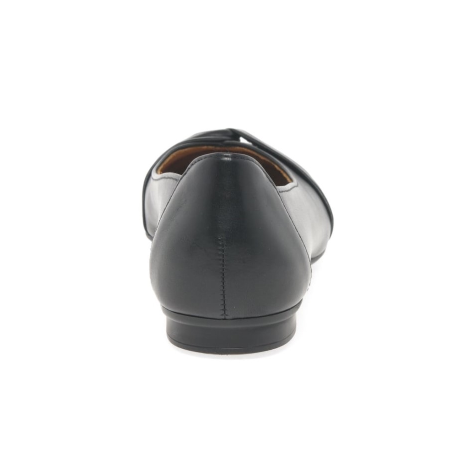 Black Gabor Frost Womens Ballerina Pumps