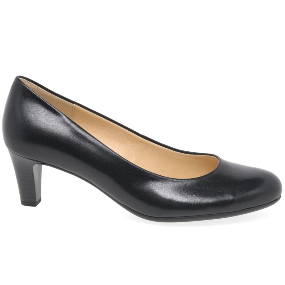 Black Gabor Nesta I I Womens Court Shoes